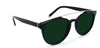 Black with Classic Green Lenses