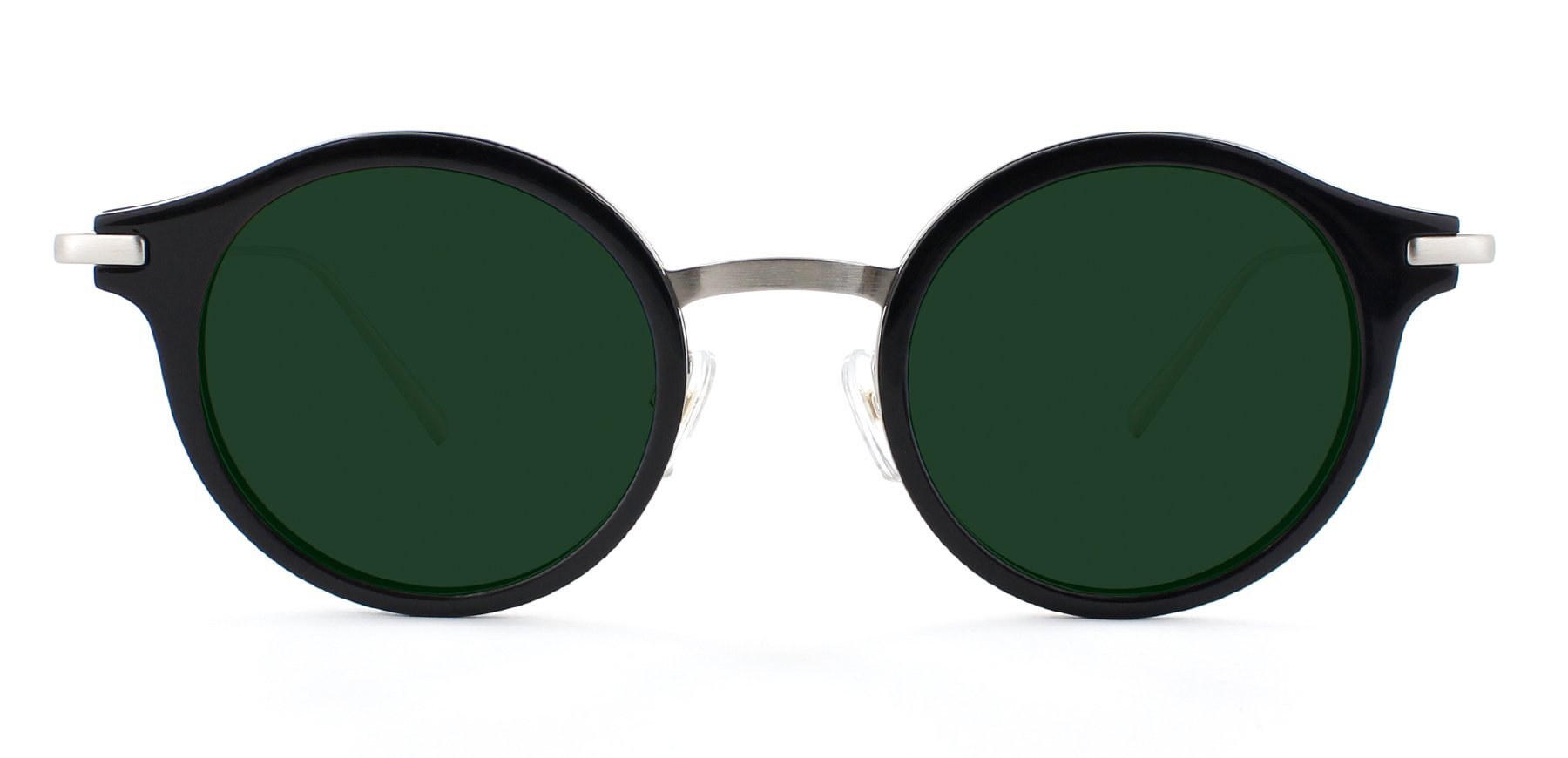 Black with Classic Green Lenses