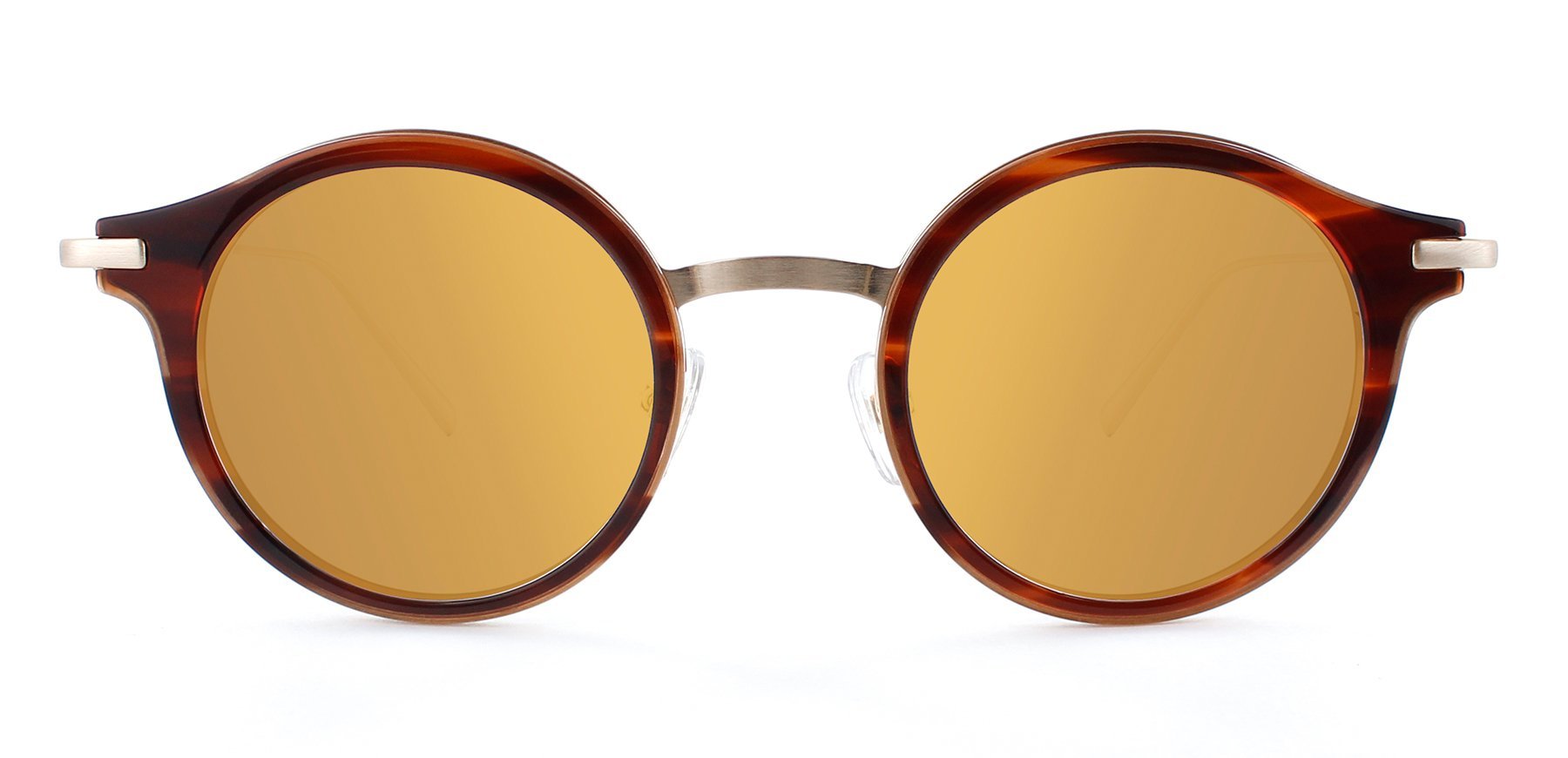 Rosewood Stripe with Gold Mirror