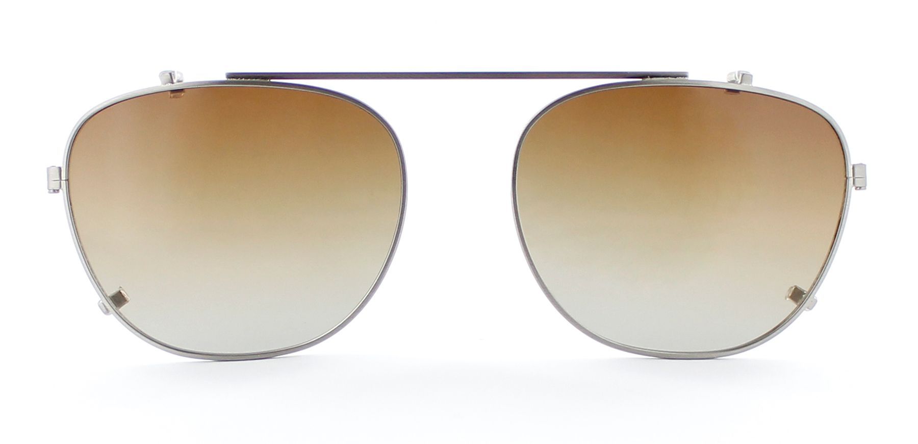 Brushed Silver with Brown Gradient