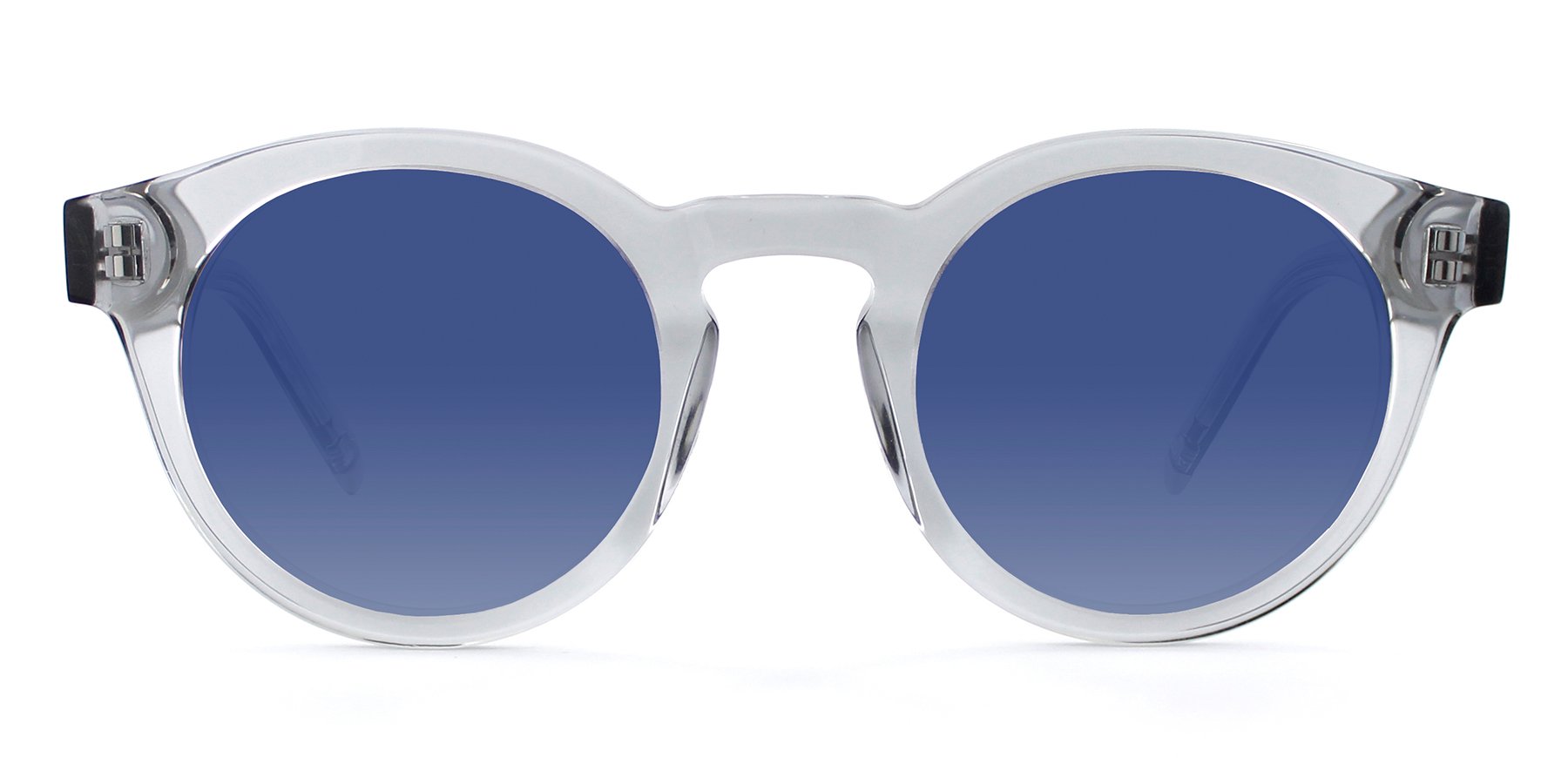 Light Grey Crystal with Blue Gradient