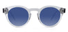 Light Grey Crystal with Blue Gradient