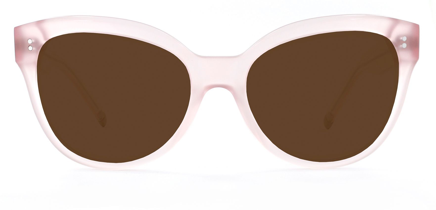 Pale Pink with Bronze Lenses