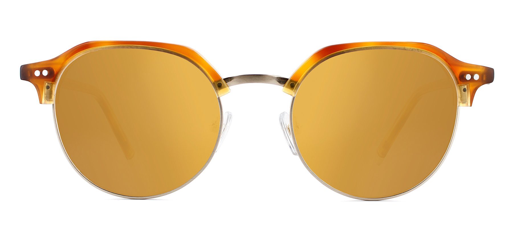 Amber with Gold Mirror